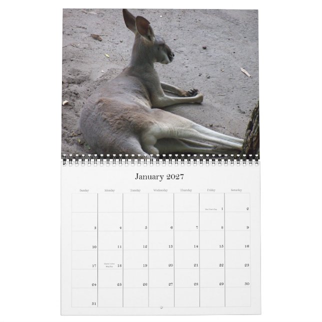 Wild lebende Tiere 2011 Kalender (Jan 2027)