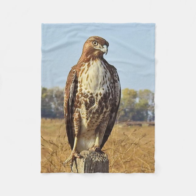 Wild lebende Tiere, Fleecedecke, Vögel, Rot banden Fleecedecke (Vorderseite)