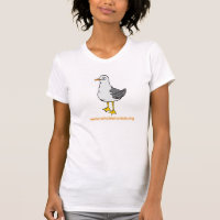 Wild lebende Tiere im Krisenmöven-T - Shirt