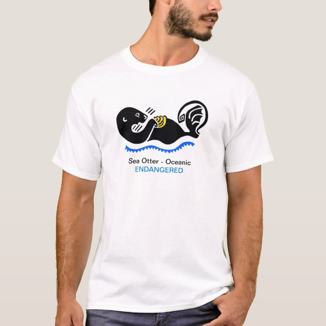 wild lebende Tiere - Ozeane - gefährdete Tiere T-Shirt (Vorderseite)