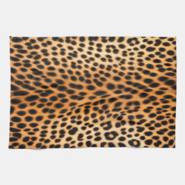 Wild Leopard Energy – Kühne Tierprint-Mode Geschirrtuch