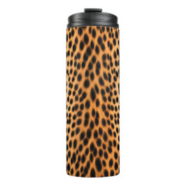 Wild Leopard Energy – Kühne Tierprint-Mode Thermosbecher