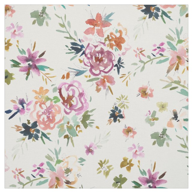 WILD LIEBE Weibliche Flora Stoff (Muster)