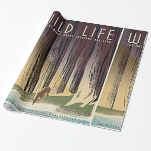 Wild Life - Die Nationalparks schützen alles Leben Geschenkpapier