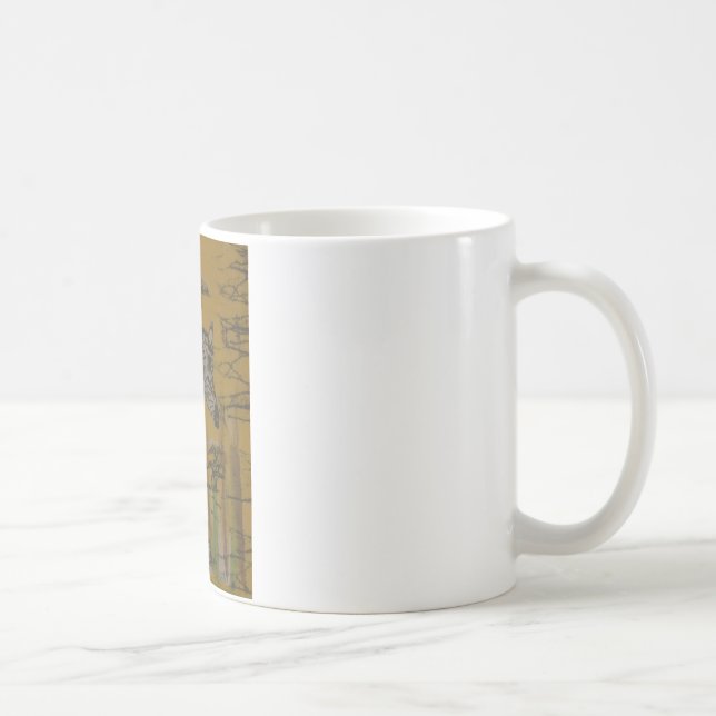 Wild Life Kenya African Safari Zebra.png Kaffeetasse (Rechts)