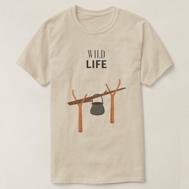 Wild Life T - Shirt (Design vorne)