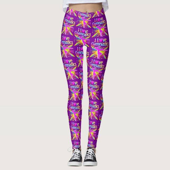 WILD LILA GYMNASTICS LEGGINGS (Vorderseite)