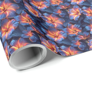 Wild Lilies Floral Geschenkverpackungspapier Geschenkpapier