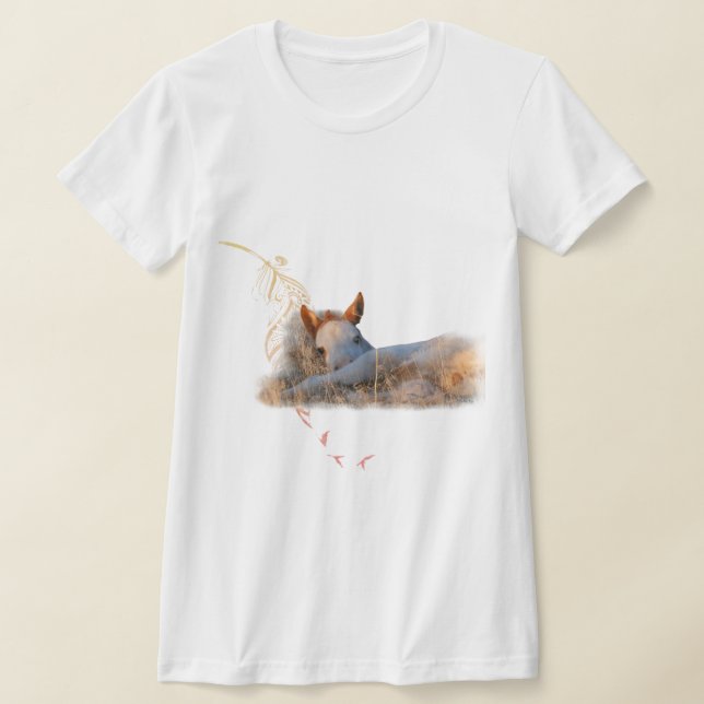 Wild Little Mustang Filly T - Shirt  (Ablage )