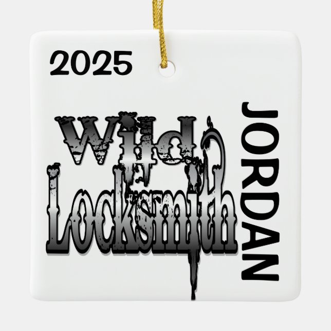 Wild Locksmith CUSTOM Keramikornament (Vorderseite)