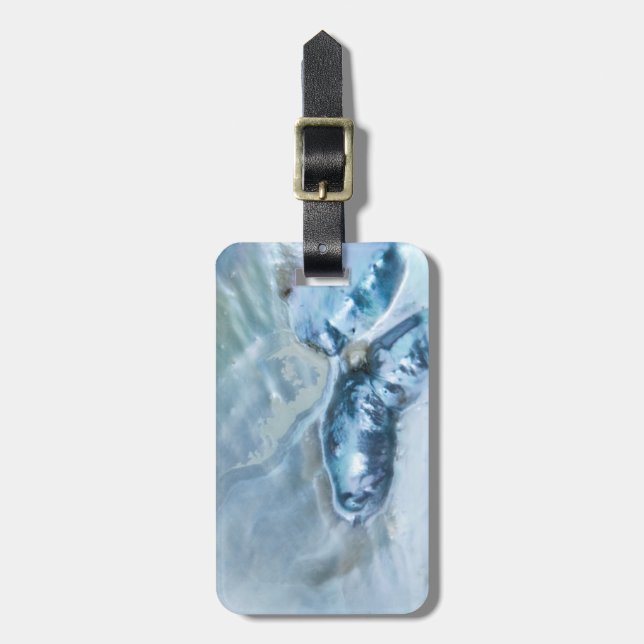 Wild Malaysian Mother of Pearl Gepäckanhänger (Vorderseite vertikal)