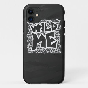 Wild Me Leopard Weiß und Schwarz Case-Mate iPhone Hülle
