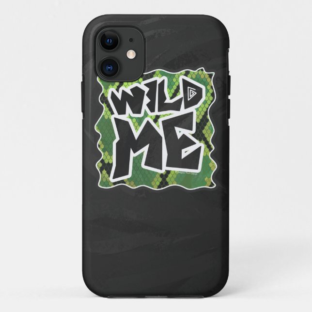 Wild Me Schlange Schwarz und Grün Case-Mate iPhone Hülle (Rückseite)