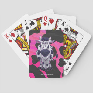 Wild Me Tiger Black and Pink Spielkarten