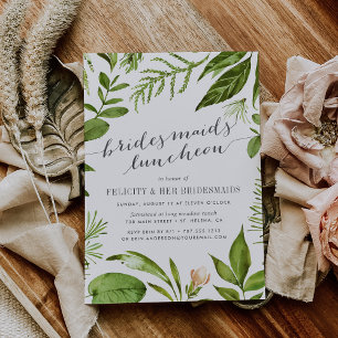 Wild Meadow Bridesservantes Luncheon Invitation