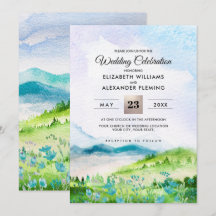 Wild Meadow | Frühgebirge Hochzeitseinladungen