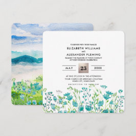 Wild Meadow | Frühgebirge Hochzeitseinladungen Einladung