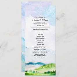 Wild Meadow | Frühgebirge Hochzeitsprogramme Programm