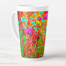 Wild Meadow in Bloom Pop Art Milchtasse
