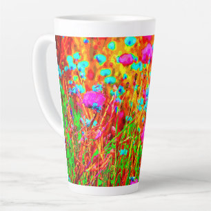 Wild Meadow in Bloom Pop Art Milchtasse