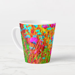 Wild Meadow in Bloom Pop Art Milchtasse