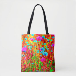 Wild Meadow in Bloom Pop Art Tasche