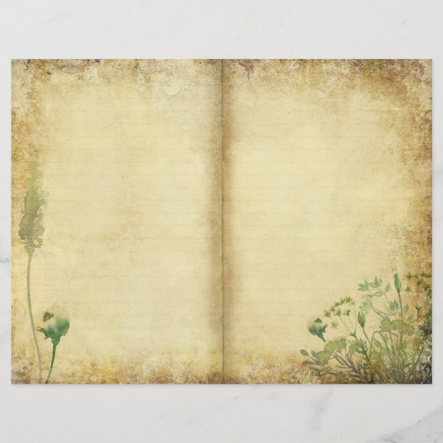 Wild Meadow Nature Journal-Seite (Vorderseite)