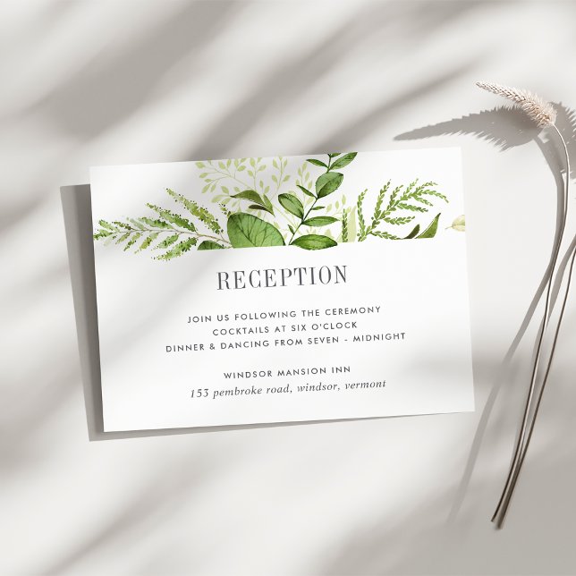 Wild Meadow Wedding Reception Enclosure Card Einladung (Von Creator hochgeladen)
