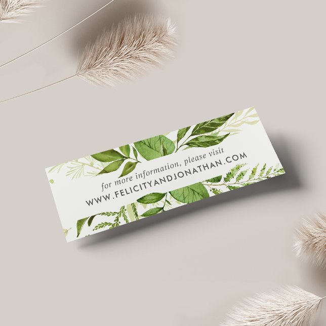Wild Meadow Wedding Website Cards | Mini (Von Creator hochgeladen)