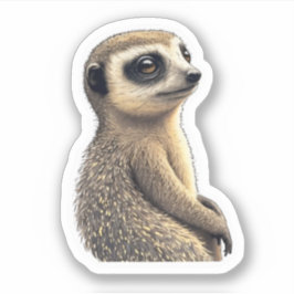 Wild Meerkat Sticker