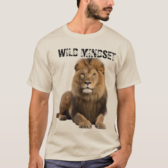 Wild Mindset - Alpha Lion T-Shirt (Vorderseite)