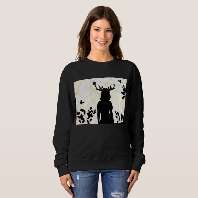 Wild mit der Natur Sweatshirt (Vorne ganz)