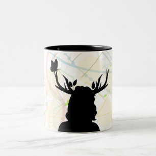 Wild mit der Natur Zweifarbige Tasse
