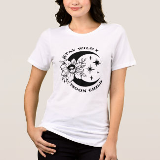 Wild-Moon-Kind-Shirt bleibe für Freie Spirituosen Tri-Blend Shirt