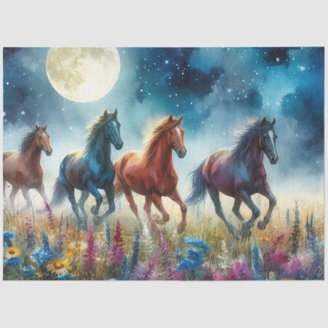 Wild Moon Seidenpapier (Vorderseite)