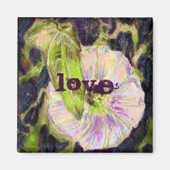 Wild Morning Glory von Alexandra Cook Magnet (Vorne)