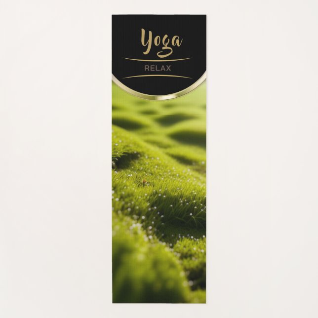 Wild Moss Grass - Yoga Mat Yogamatte (Vorderseite)