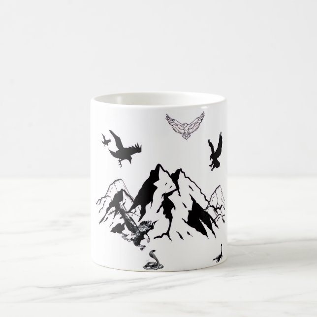 Wild Mountain Adventure Coffee Mug Kaffeetasse (Mittel)