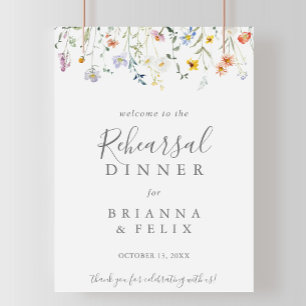 Wild Multicolor Probe Dinner willkommen Poster