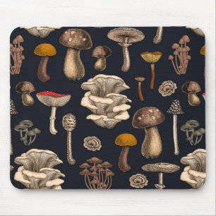 Wild Mushrooms on Grafit Mousepad