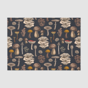 Wild Mushrooms on Grafit Seidenpapier