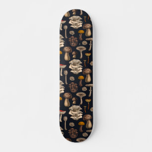 Wild Mushrooms on Grafit Skateboard