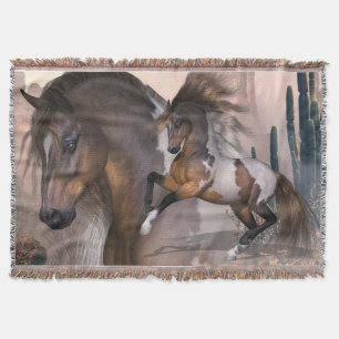 Wild Mustang Horse Decke