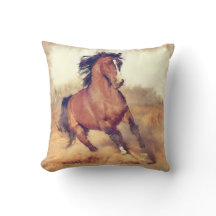 Wild Mustang Horse Wasserfarben Malerei