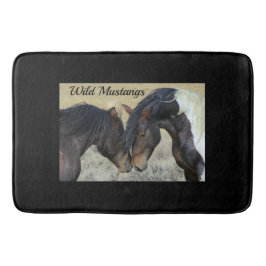Wild Mustang Horses Bath Mat Badezimmer Zubehör Badematte