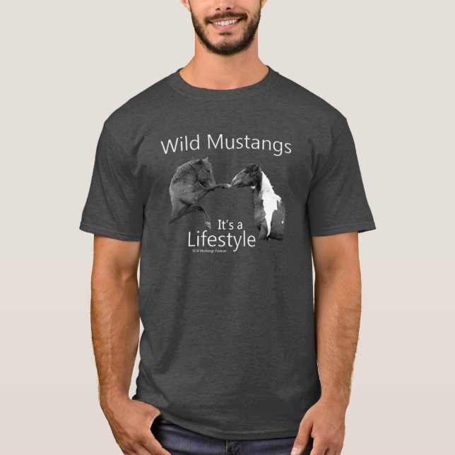Wild Mustangs Lifestyle T-Shirt (Vorderseite)