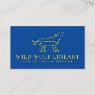 Wild-Natur-Wolf Visitenkarte