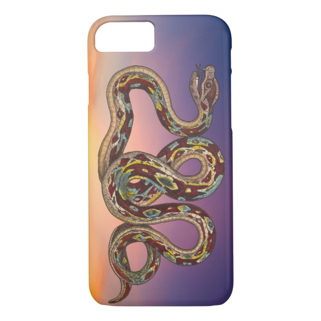 Wild Nature Boa Constrictor Snake Case-Mate iPhone Hülle (Rückseite)