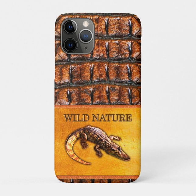 WILD NATURE - CROCODILE-DILE-DILE Design Collectio Case-Mate iPhone Hülle (Rückseite)