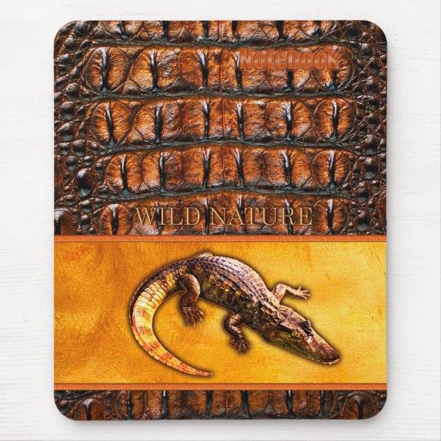 WILD NATURE - CROCODILE-DILE-DILE Design Collectio Mousepad (Vorne)